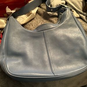 Coach purse light blue